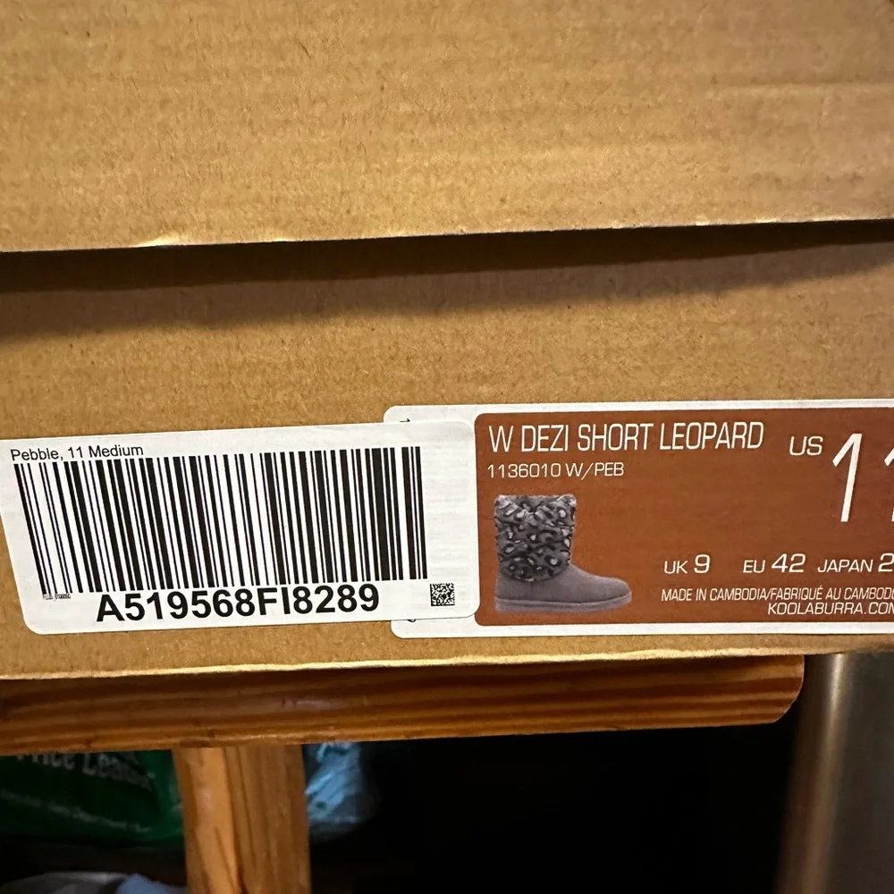 Koolaburra by Ugg Dezi Short Leopard Size 11 Boots - Picture 4 of 4